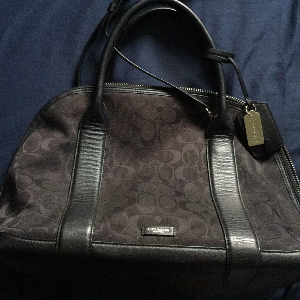 Black Coach tote (large)